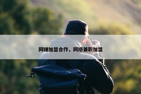 网赚加盟合作，网络兼职加盟