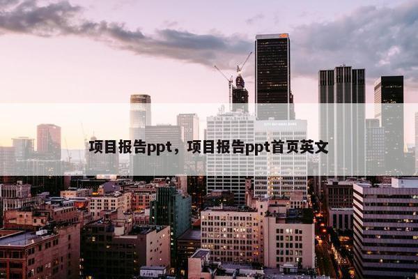 项目报告ppt，项目报告ppt首页英文