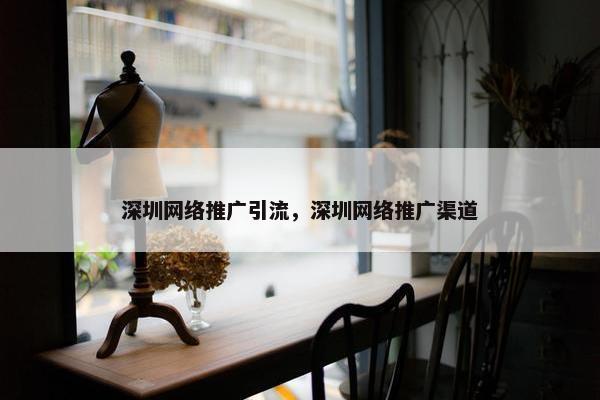 深圳网络推广引流，深圳网络推广渠道